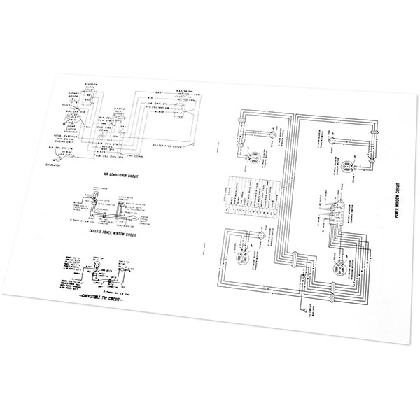 1968 Pontiac GTO/LeMans/Tempest GTO / LEMANS WIRING DIAGRAM MANUAL | MP0048