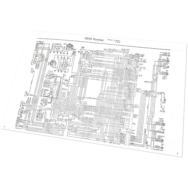 1970 Pontiac GTO/LeMans/Tempest GTO/LEMANS WIRING DIAGRAM MANUAL