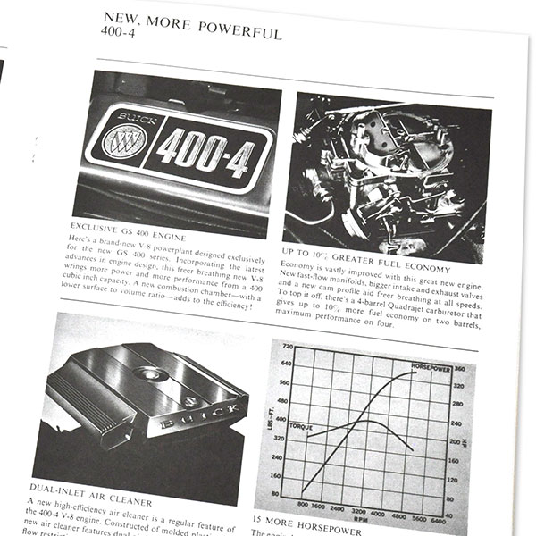 1967 Buick Skylark/GS/Regal/GN SKYLARK/SPECIAL/GS400 ILLUSTRATED FACTS AND FEATURE MANUAL | MP0031