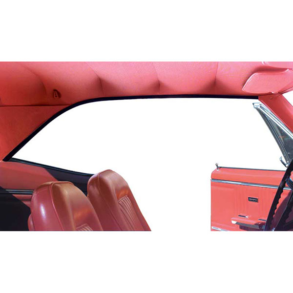 1967 Pontiac Firebird/TransAm SIDE OF HEADLINER INTERIOR MOLDINGS (BLACK) - PR | IN2921F