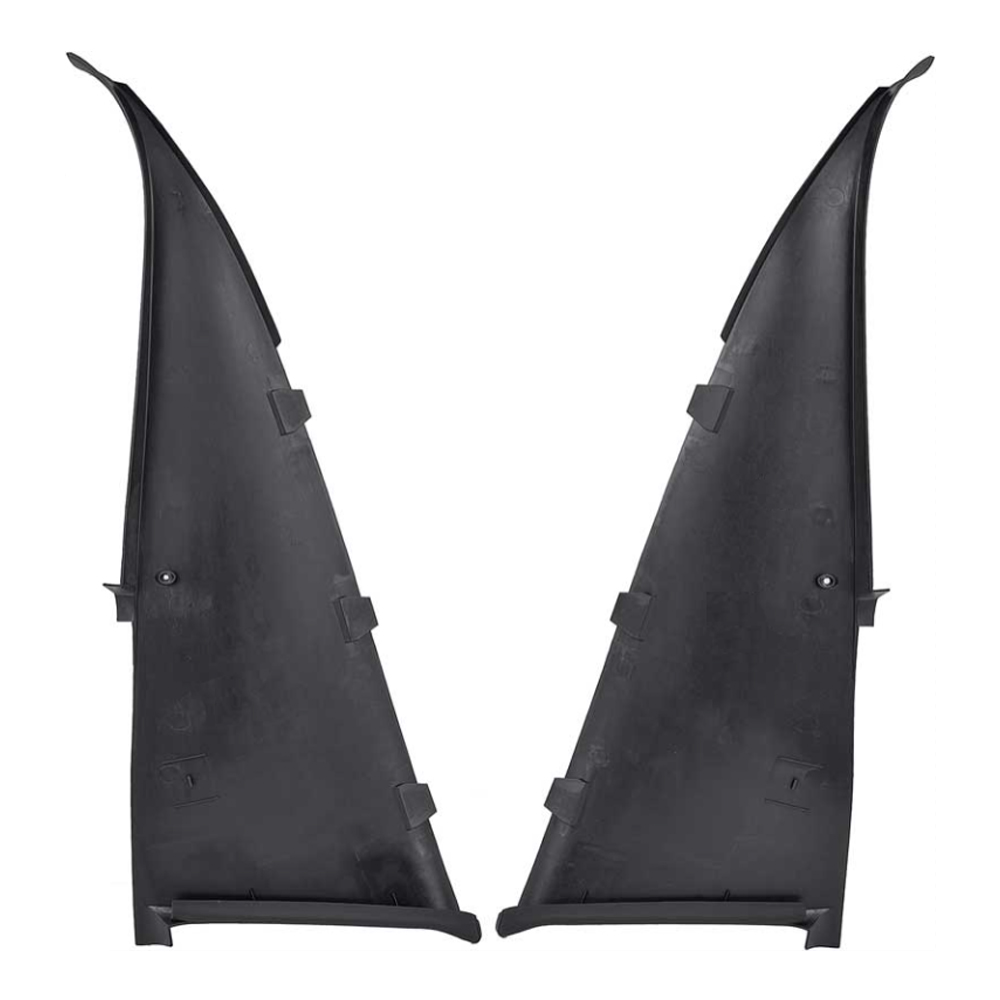 1970 Pontiac Firebird/TransAm SAIL PANELS (BLACK) - PR (SAIL PANELS ARE MADE BY THE PARTS PLACE AND ARE INJECTION MOLDED IN BLACK WITH CORRECT GRAIN. ALL HOLES ARE PRE-DRILLED AND CLIPS ARE MOLDED LIKE ORIGINAL. THEY ARE SHOW QUALITY REPRODUCTIONS) | IN2930F
