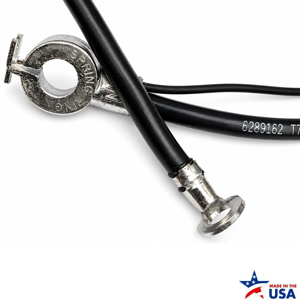 1968 Pontiac Firebird/TransAm S BATTERY CABLE, NEGATIVE, 6 CYLINDER EXCEPT A/C & ALL V8) | 05555