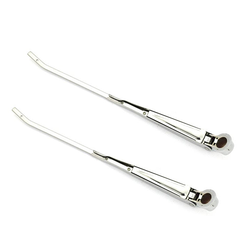 1968 Pontiac Firebird/TransAm CONVERTIBLE WIPER ARMS - POLISHED STAINLESS STEEL (CHROME) - PAIR | WW3869F