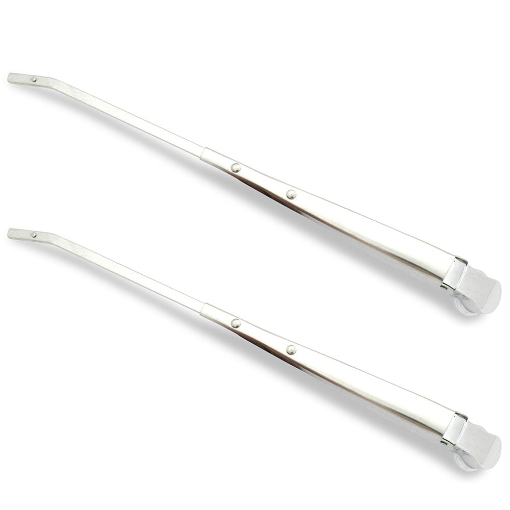 1968 Pontiac Firebird/TransAm CONVERTIBLE WIPER ARMS - POLISHED STAINLESS STEEL (CHROME) - PAIR | WW3869F