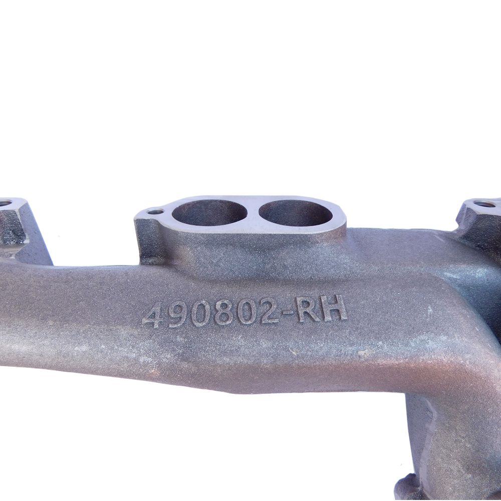 1970 Pontiac Firebird/TransAm ROUND PORT RAM AIR MANIFOLDS H/O, RAM AIR IV OR FOR AFTERMARKET EDELBROCK ALUMINUM HEADS. THESE CAN WORK ON 64-67 BUT MAY HIT THE CONTROL ARMS (9794035 LH 2 BOLT FLANGE & 9797075 RH 3 BOLT FLANGE) - PR | EX2494Z