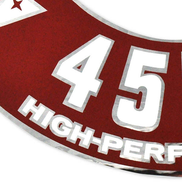1972 Pontiac Firebird/TransAm 455-4V HIGH PERFORMANCE AIR CLEANER DECAL EACH | DT0319