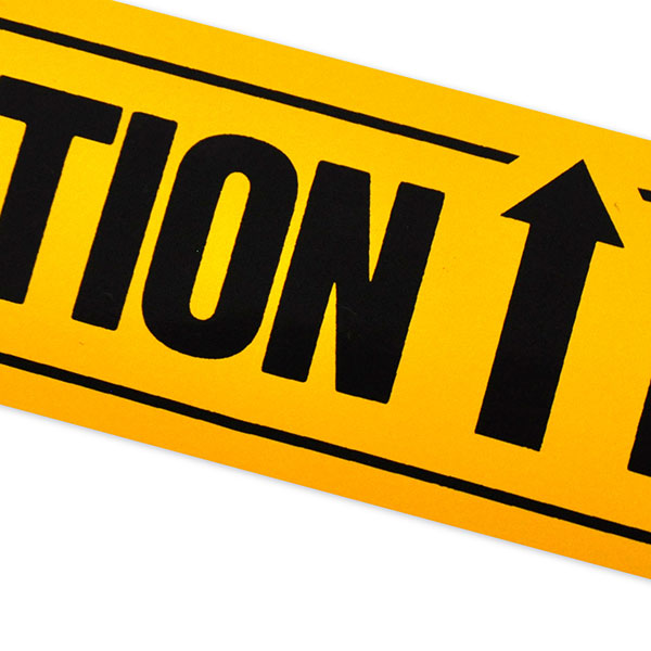 1981 Pontiac Firebird/TransAm TURBO 4.9 CAUTION FAN DECAL GM 10013630 | DT0570