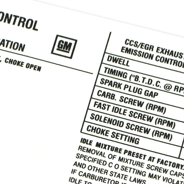 1973 Pontiac Firebird/TransAm   455-4V SD AT/MT EMISSION US/CAL  (DT0125) | DC1861F