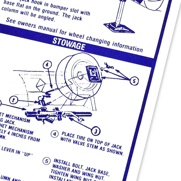 1971 Pontiac Grand Prix 69-UP JACK INSTRUCTION GRAND PRIX (DT0047) | DC1949X