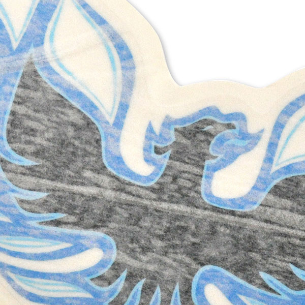 1977 Pontiac Firebird/TransAm 1973 FORMULA FRONT BUMPER, 1973-78 REAR SPOILER LIGHT BLUE / DARK BLUE / BLACK BIRD DECAL 8.5