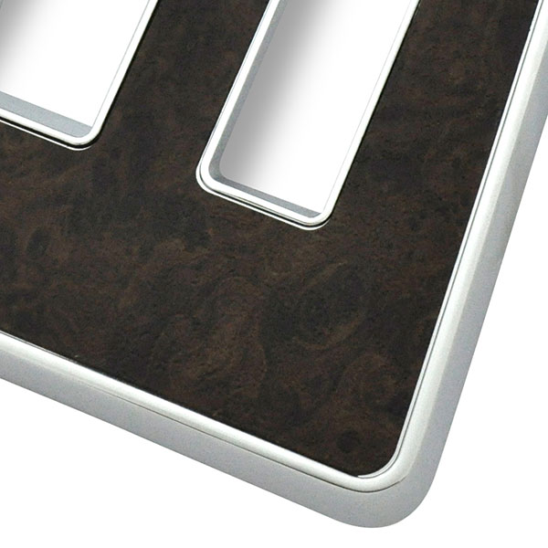 1969 Pontiac Firebird/TransAm UPPER SHIFT PLATE FOR AUTOMATIC TRANS POWERGLIDE (CORRECT BURLWOOD INCLUDED WITH TOP PLATE) | CP1498F