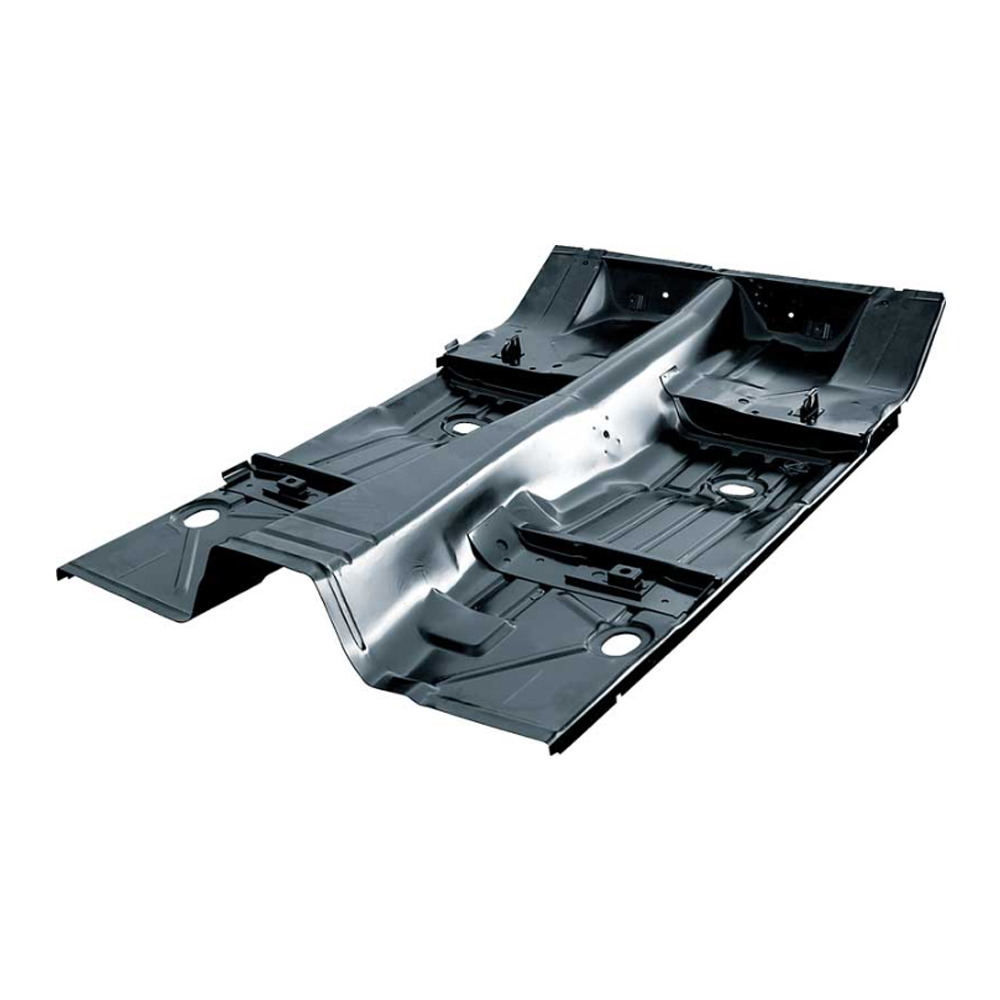 1967 Pontiac Firebird/TransAm FULL FLOOR PAN - ONE PIECE (GOES FROM ROCKER PANEL TO ROCKER PANEL AND FROM THE FRONT FACTORY SEAM BY THE FIREWALL TO THE REAR SEAT PAN. IT HAS ALL THE BRACES ALREADY INSTALLED) | BP1226F