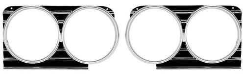 1966 Chevrolet Impala/Caprice/Bel Air HEADLAMP BEZELS; PAIR | GH2819P