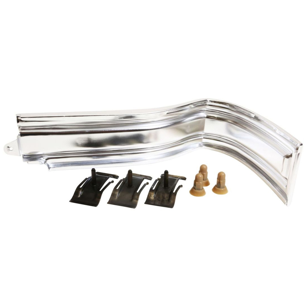 1965 Chevrolet Impala/Caprice/Bel Air CORNER MOLDING RH GRAY/BLACK INSERT (SS) | XP5086P
