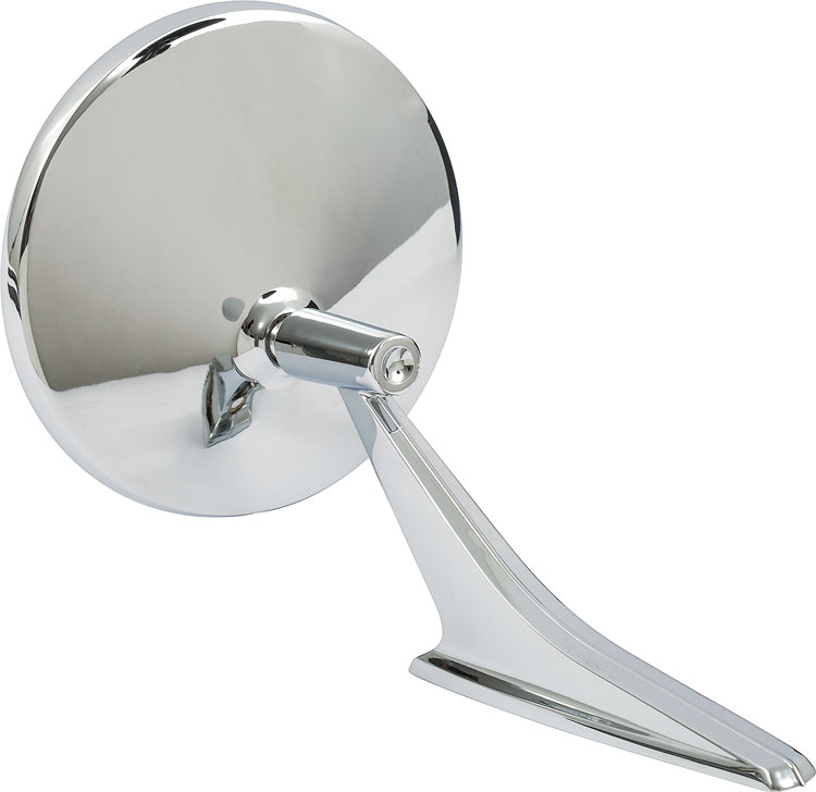 1968 Chevrolet Impala/Caprice/Bel Air STANDARD ROUND MIRROR (CHROME) REPRODUCTION - LH OR RH GM 3909197 | XP6566Z