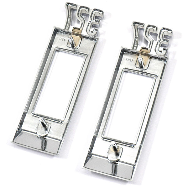 1969 Chevrolet Impala/Caprice/Bel Air FRONT MARKER LIGHT CHROME BEZELS (ENGINE SIZE 327) PAIR | XL5002P