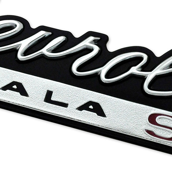 1966 Chevrolet Impala/Caprice/Bel Air IMPALA GRILLE EMBLEM 'CHEVROLET IMPALA SS' | EM2421P
