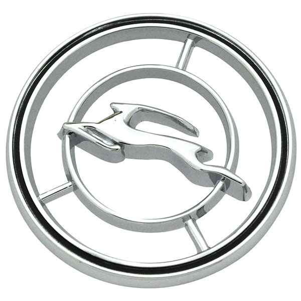 1965 Chevrolet Impala/Caprice/Bel Air IMPALA FRONT FENDER EMBLEM (CIRCLE WITH RUNNING IMPALA) - PR | EM2441P