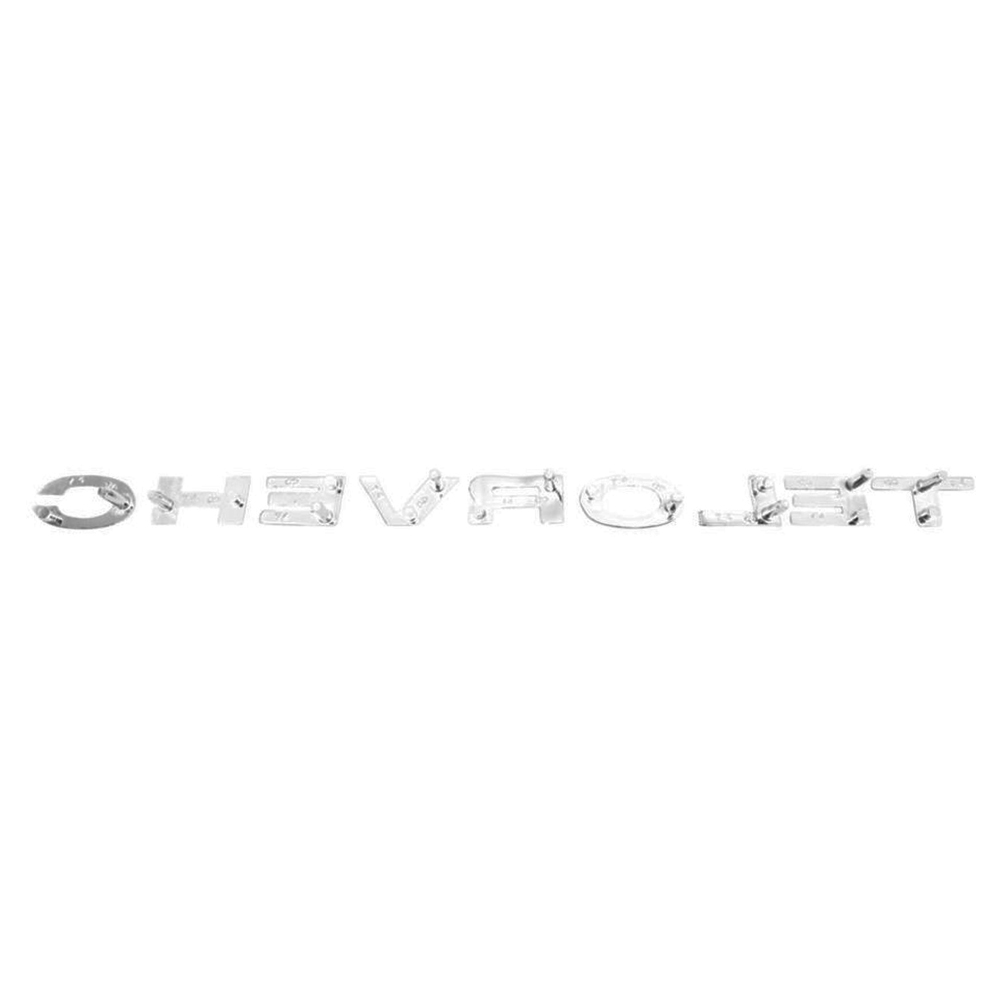 1969 Chevrolet Impala/Caprice/Bel Air IMPALA HOOD LETTERS 'CHEVROLET' - SET | EM2464P
