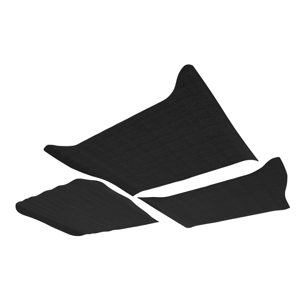 1963 Chevrolet Impala/Caprice/Bel Air TRUNK MAT - RUBBER GRAY CROWSFOOT (COUPE) | TR3819P