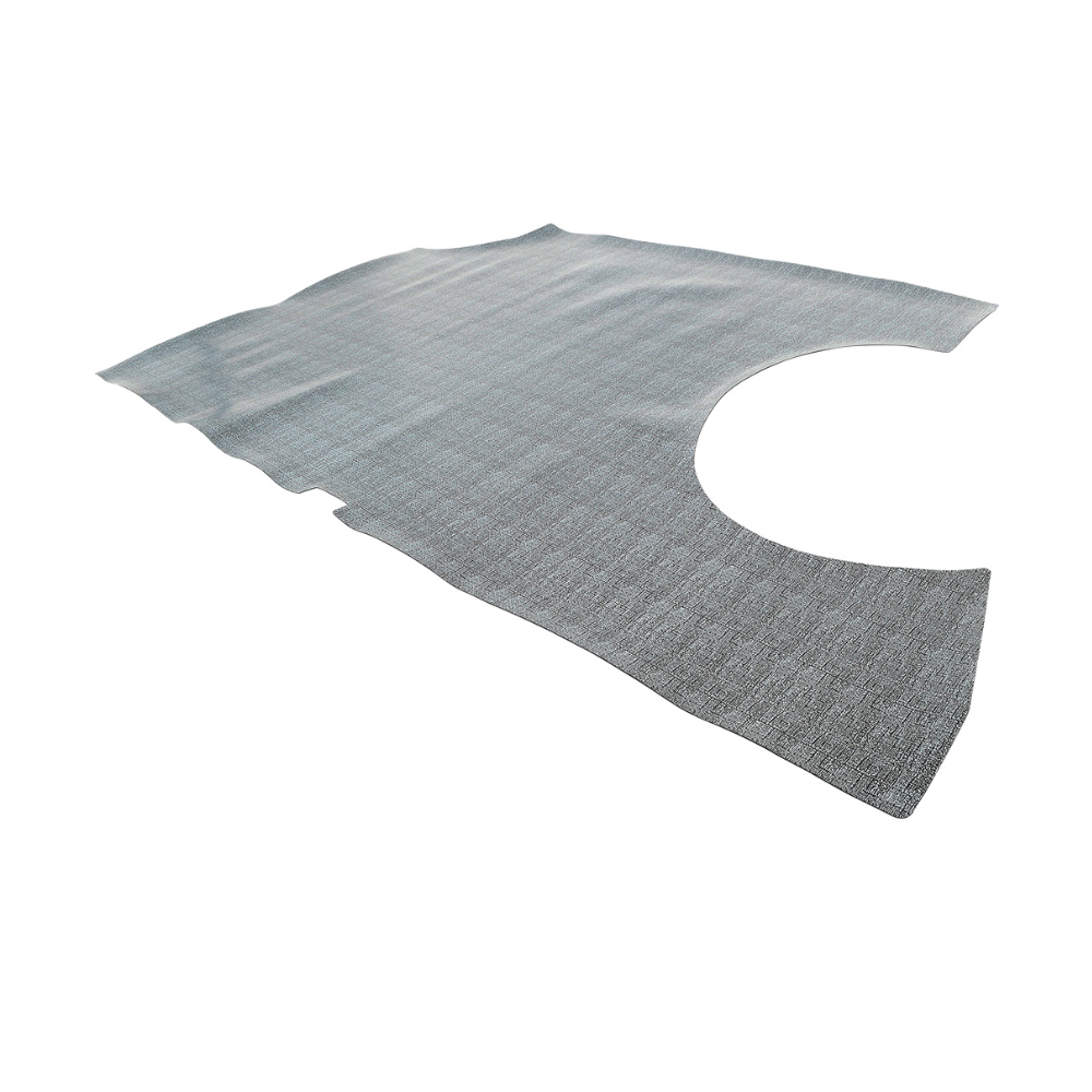 1965 Chevrolet Impala/Caprice/Bel Air TRUNK MAT - RUBBER GRAY CROWSFOOT (CONVERTIBLE) | TR3821P