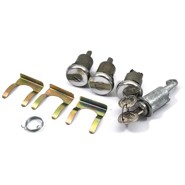 1964 Chevrolet Impala/Caprice/Bel Air GLOVEBOX, TRUNK & DOOR LOCK KIT - PEAR HEAD KEY 173A | KL3546P