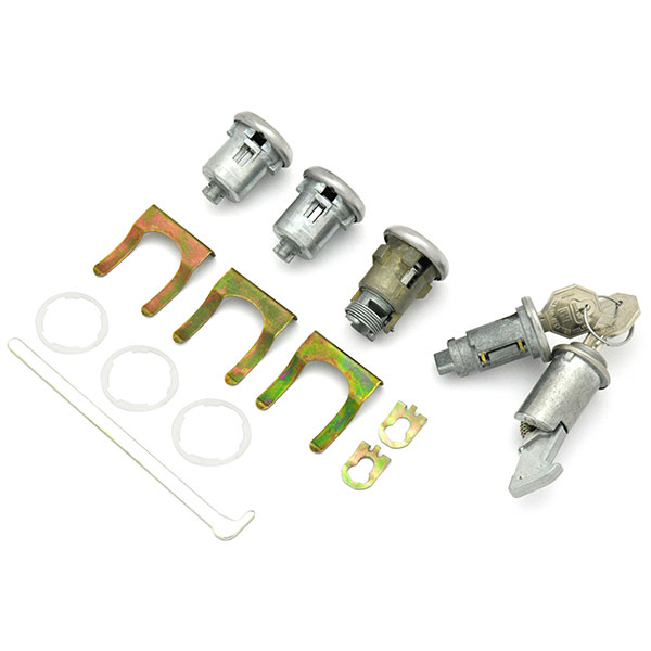 1966 Chevrolet Impala/Caprice/Bel Air IGNITION, DOOR, GLOVEBOX & TRUNK LOCK KIT - ORIGINAL KEY 431 | KL3571P
