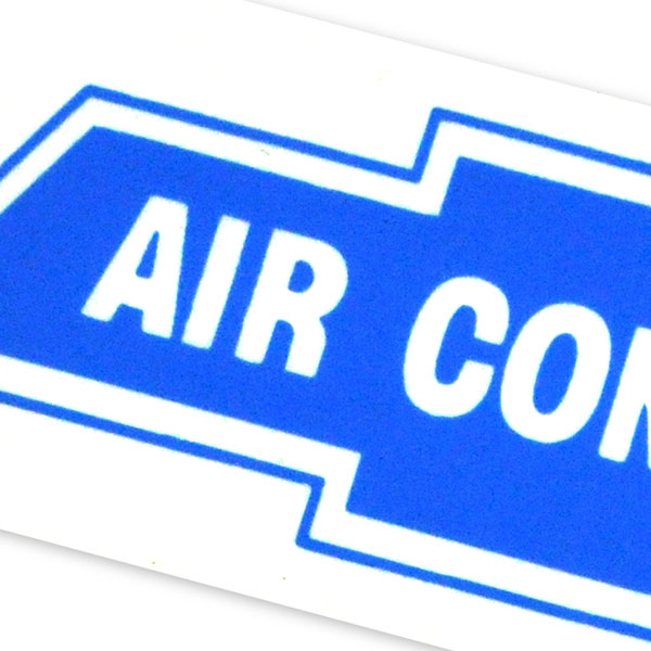 1960 Chevrolet Impala/Caprice/Bel Air DC0047 WINDOW AIR CONDITIONED DECAL | DC2078P