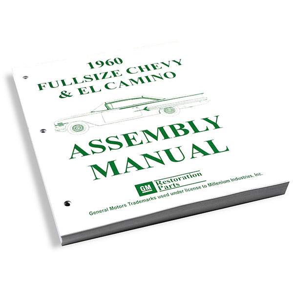 1960 Chevrolet Impala/Caprice/Bel Air FACTORY ASSEMBLY MANUAL | BK1074P