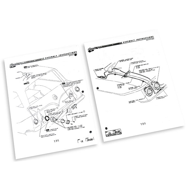 1961 Chevrolet Impala/Caprice/Bel Air FACTORY ASSEMBLY MANUAL | BK1075P