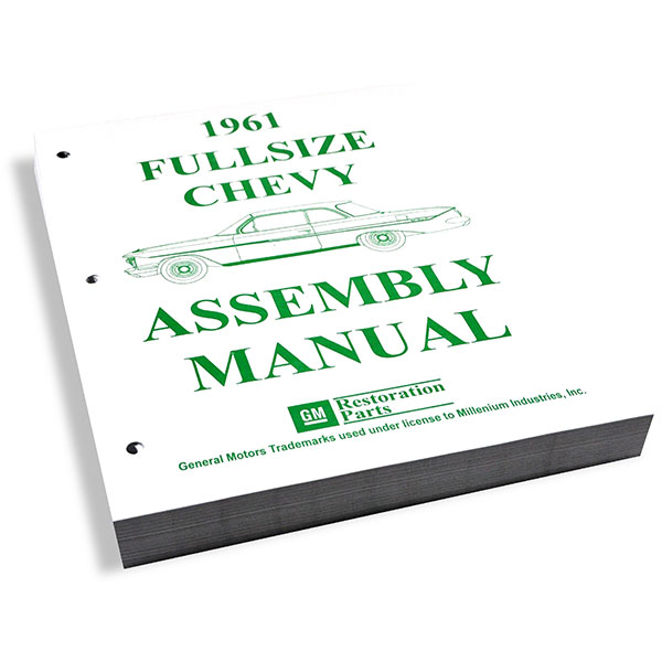1961 Chevrolet Impala/Caprice/Bel Air FACTORY ASSEMBLY MANUAL | BK1075P