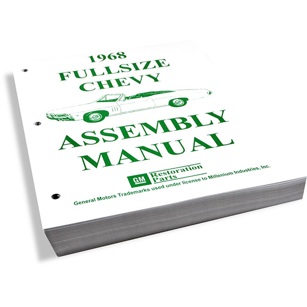 1968 Chevrolet Impala/Caprice/Bel Air FACTORY ASSEMBLY MANUAL | BK1082P