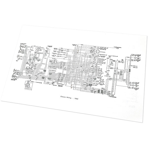 1962 Chevrolet Impala/Caprice/Bel Air CHEVROLET WIRING DIAGRAM MANUAL | MP0222