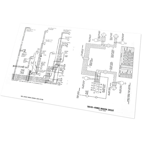 1965 Chevrolet Impala/Caprice/Bel Air CHEVROLET WIRING DIAGRAM MANUAL