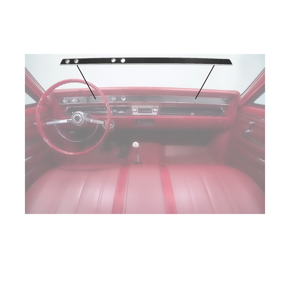 1966 Chevrolet El Camino UPPER DASH CHROME STRIP | IN3338V