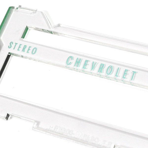 1969 Chevrolet El Camino GREEN WRITING WITH GREEN LIGHT REFLECTOR AM/FM 8-TRACK RADIO LENS | RD2828Z