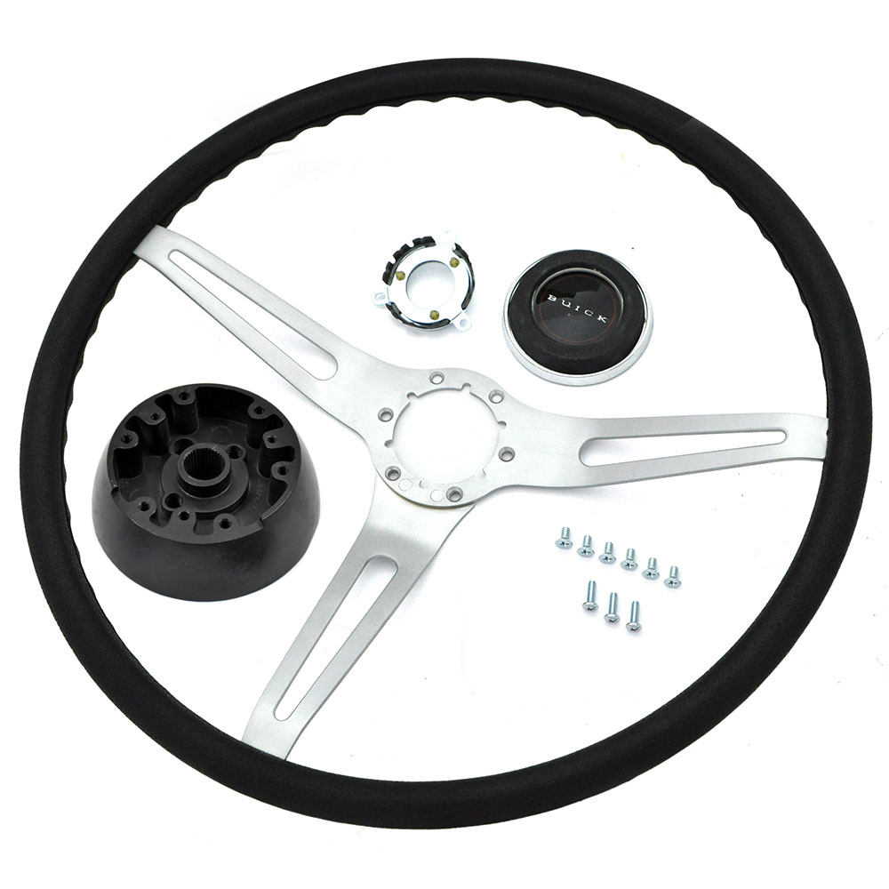 1974 Buick Skylark/GS/Regal/GN SPORT CUSHION GRIP 3 SPOKE WHEEL KIT 15