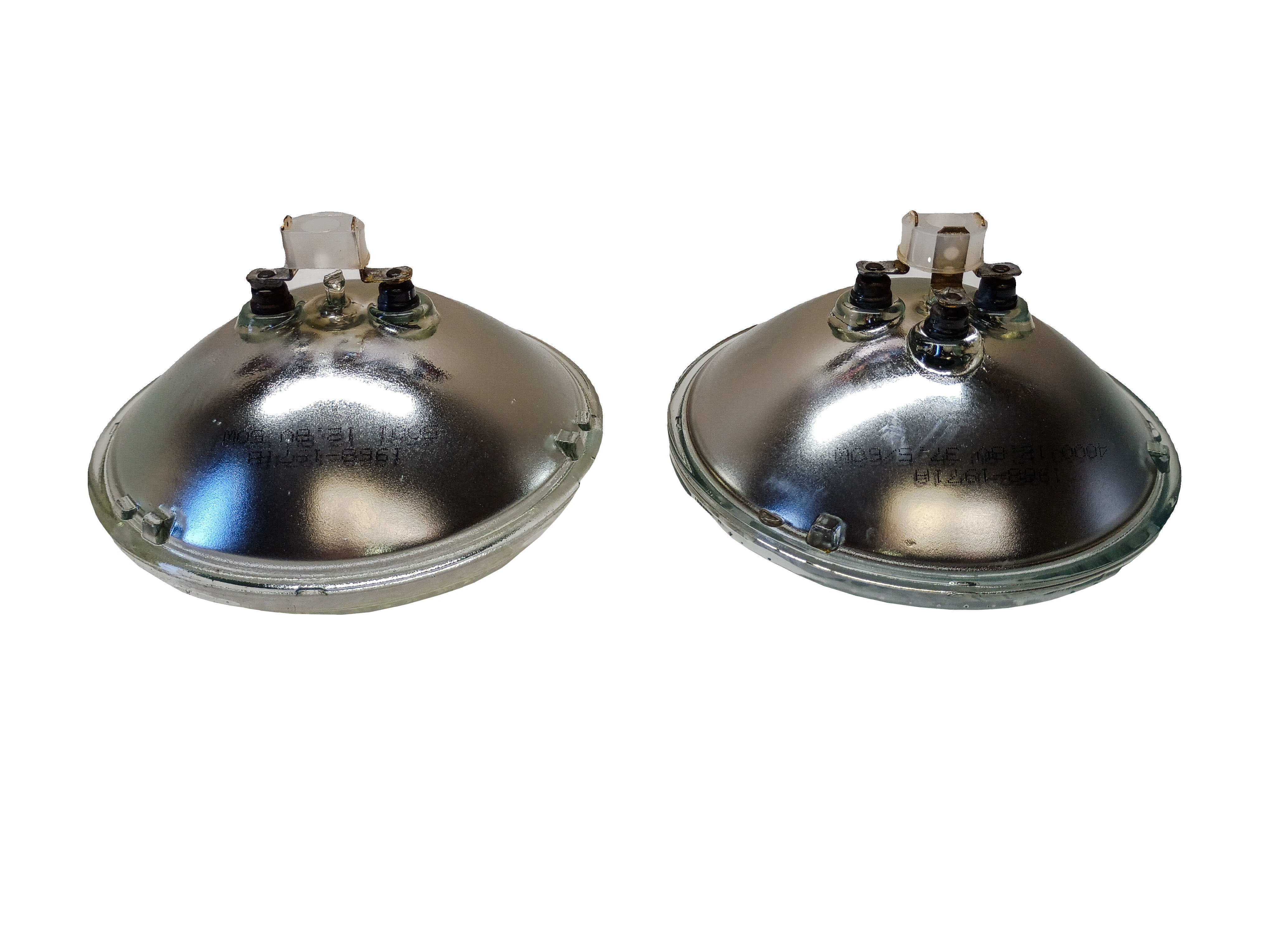 1970 Chevrolet El Camino T-3 HEADLAMP SET OF 4 WITH CORRECT VERTICAL LINES IN T3 TRIANGLE (FOR 4 BULB SYSTEM) SALE!!! | GH7217Z