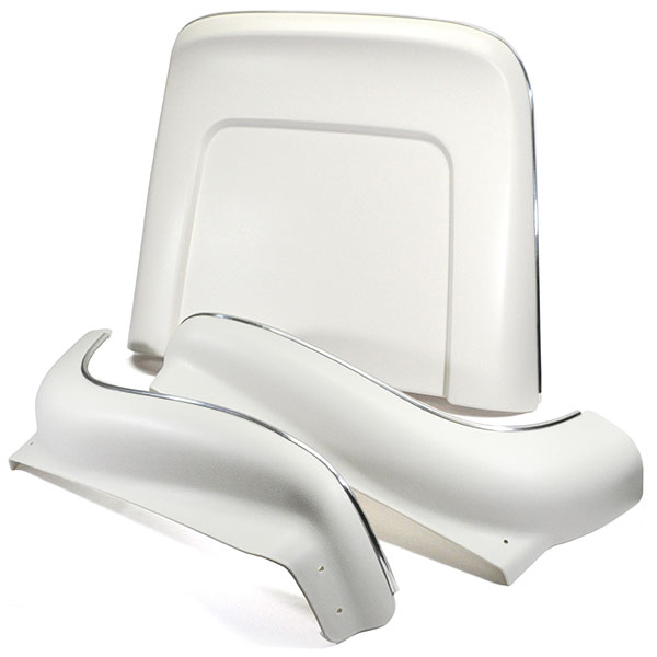 1966 Chevrolet Nova/Chevy II SEAT BACK & APRON KIT (WHITE) - 6 PIECES | IN2232Z