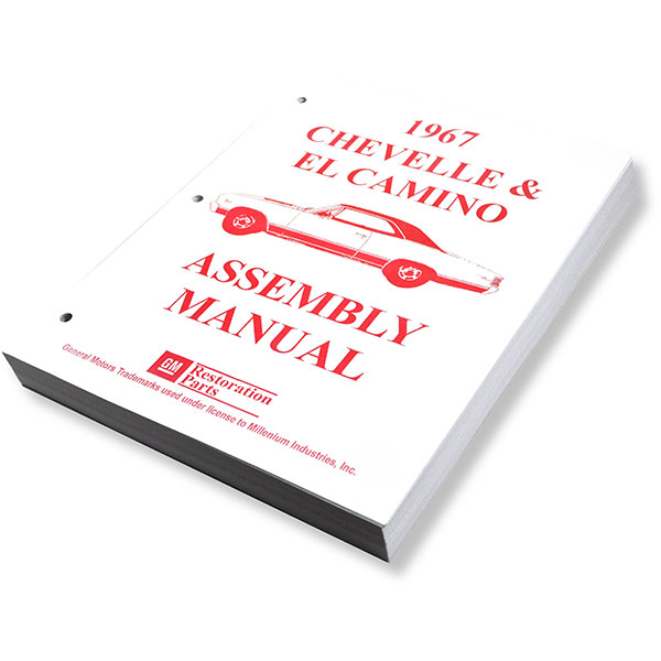 1967 Chevrolet Chevelle/Malibu CHEVELLE ASSEMBLY MANUAL | BK1048V
