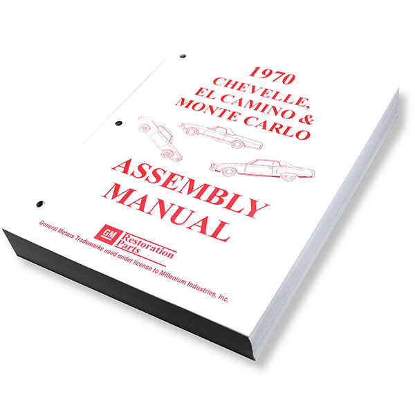 1970 Chevrolet Chevelle/Malibu CHEVELLE ASSEMBLY MANUAL | BK1051V