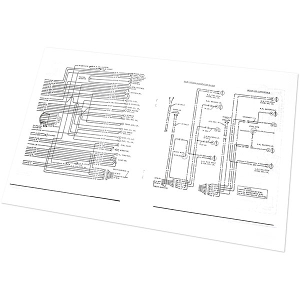 1967 Chevrolet Chevelle/Malibu WIRING DIAGRAM MANUAL | MP0091