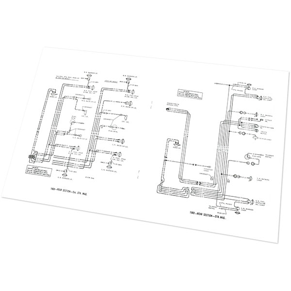 1969 Chevrolet Chevelle/Malibu WIRING DIAGRAM MANUAL EA | Chevrolet