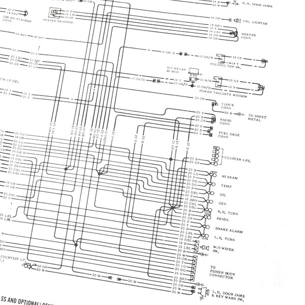 1971 Chevrolet Chevelle/Malibu WIRING DIAGRAM MANUAL | MP0163