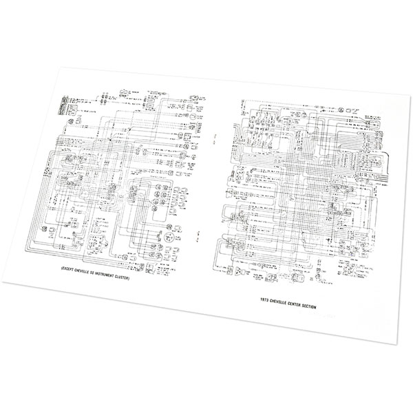 1973 Chevrolet Chevelle/Malibu WIRING DIAGRAM MANUAL | MP0171