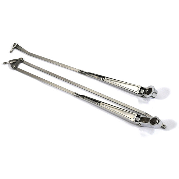 1972 Chevrolet El Camino WIPER ARM KIT, THIS KIT INCLUDES 2 WIPER ARMS WITH BLADES FOR RECESSED WIPERS (BRUSHED FINISH) | WW1654Z