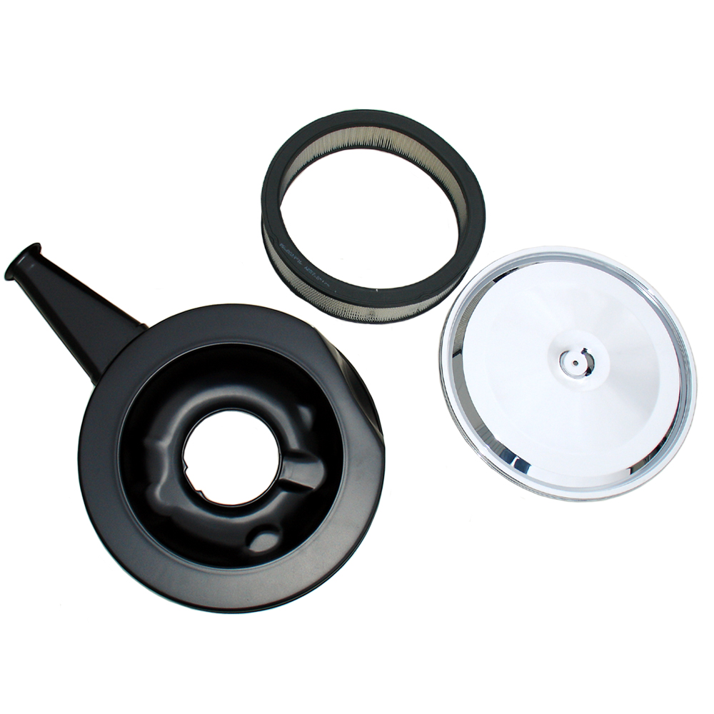 1966 Chevrolet Chevelle/Malibu BIG BLOCK 396 OR 325 HP AIR CLEANER INCLUDES CHROME TOP & BLACK BOTTOM ELEMENT & FLAME ARRESTOR | CB1581V