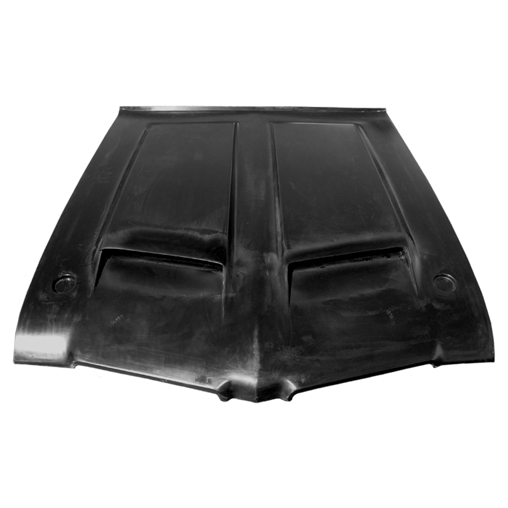 1971 Oldsmobile Cutlass/442/F85 FIBERGLASS W-25 442 RAM AIR HOOD - BOLT ON (CORRECT LOOKING FIBERGLASS UPPER TOP PANEL, AIR BOX WITH FACTORY LOOK FIBERGLASS FRAME) | BP5094T