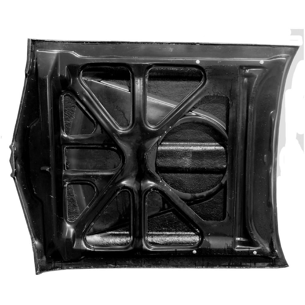 1971 Oldsmobile Cutlass/442/F85 FIBERGLASS W-25 442 RAM AIR HOOD - BOLT ON (CORRECT LOOKING FIBERGLASS UPPER TOP PANEL, AIR BOX WITH FACTORY LOOK FIBERGLASS FRAME) | BP5094T