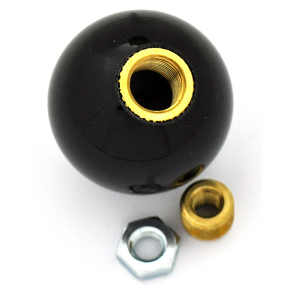 1983 Chevrolet El Camino SHIFT BALL MANUAL BLACK LARGE 2â€ DIAMETER WITH 4-SPEED SHIFT PATTERN 3/8â€ COARSE THREAD | CP5221Z